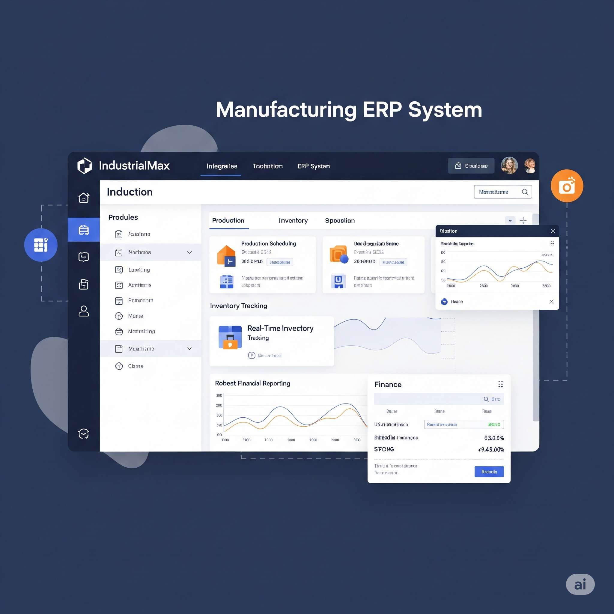 Sistem ERP Manufaktur IndustriMax